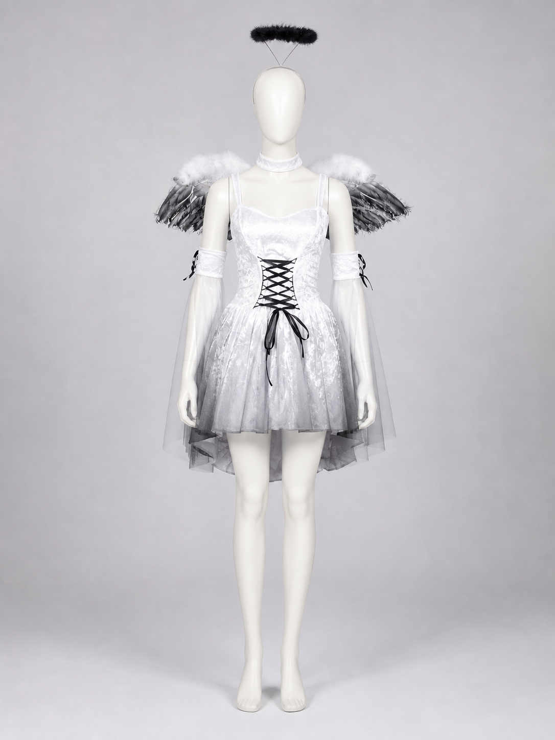 Black Angel Stage Costume for Cosplay Costumes detail 2