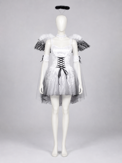 Black Angel Stage Costume for Cosplay Costumes detail 2