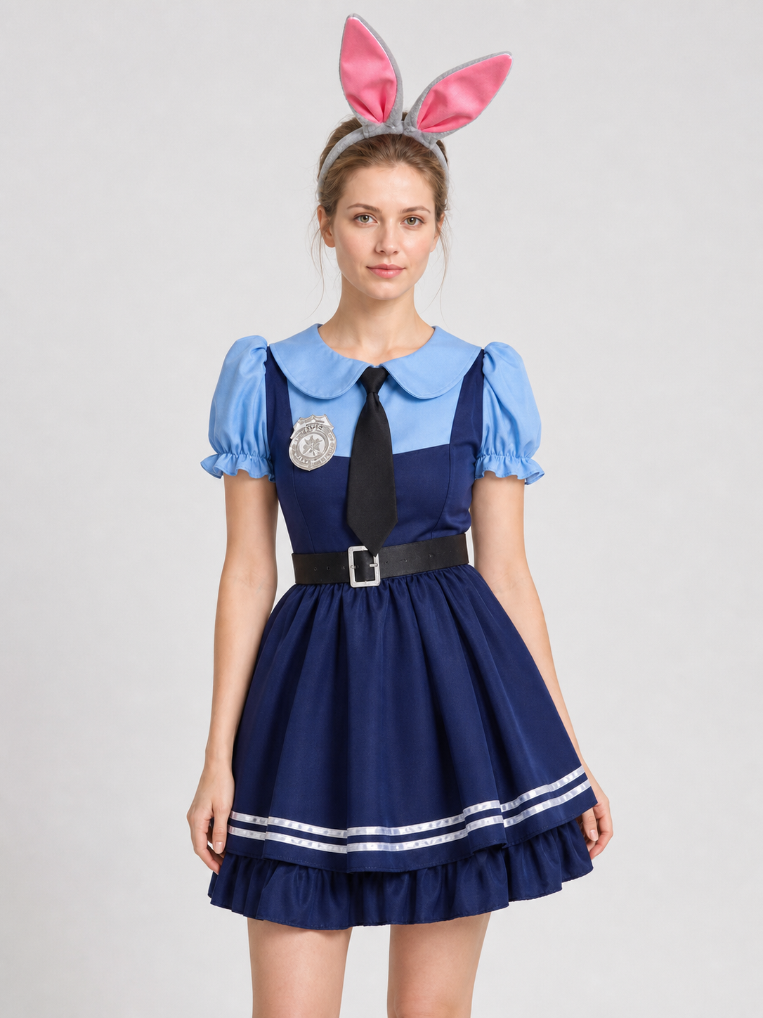 Judy Cosplay Costume, Dress with Accessories Costume Dresses detail 3