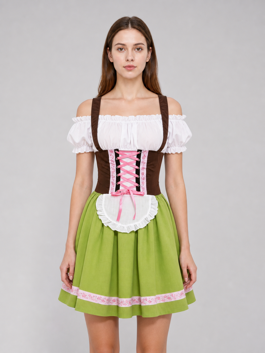 Traditional Folk-Style Costume Dress