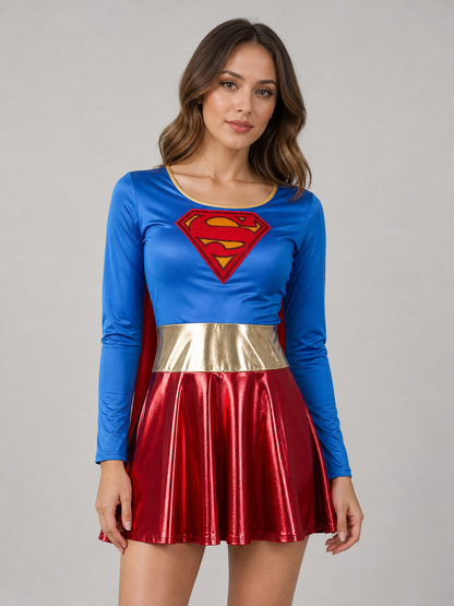Superhero Costume: Dress with Boot Covers for Cosplay Costume Dresses detail 3