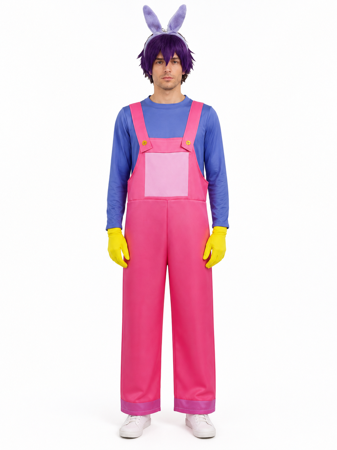 Pomni Clown Cosplay Costume with Wig Costume Wigs detail 3