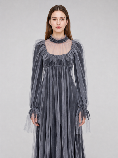 Gothic Maxi Dress for Halloween and Cosplay