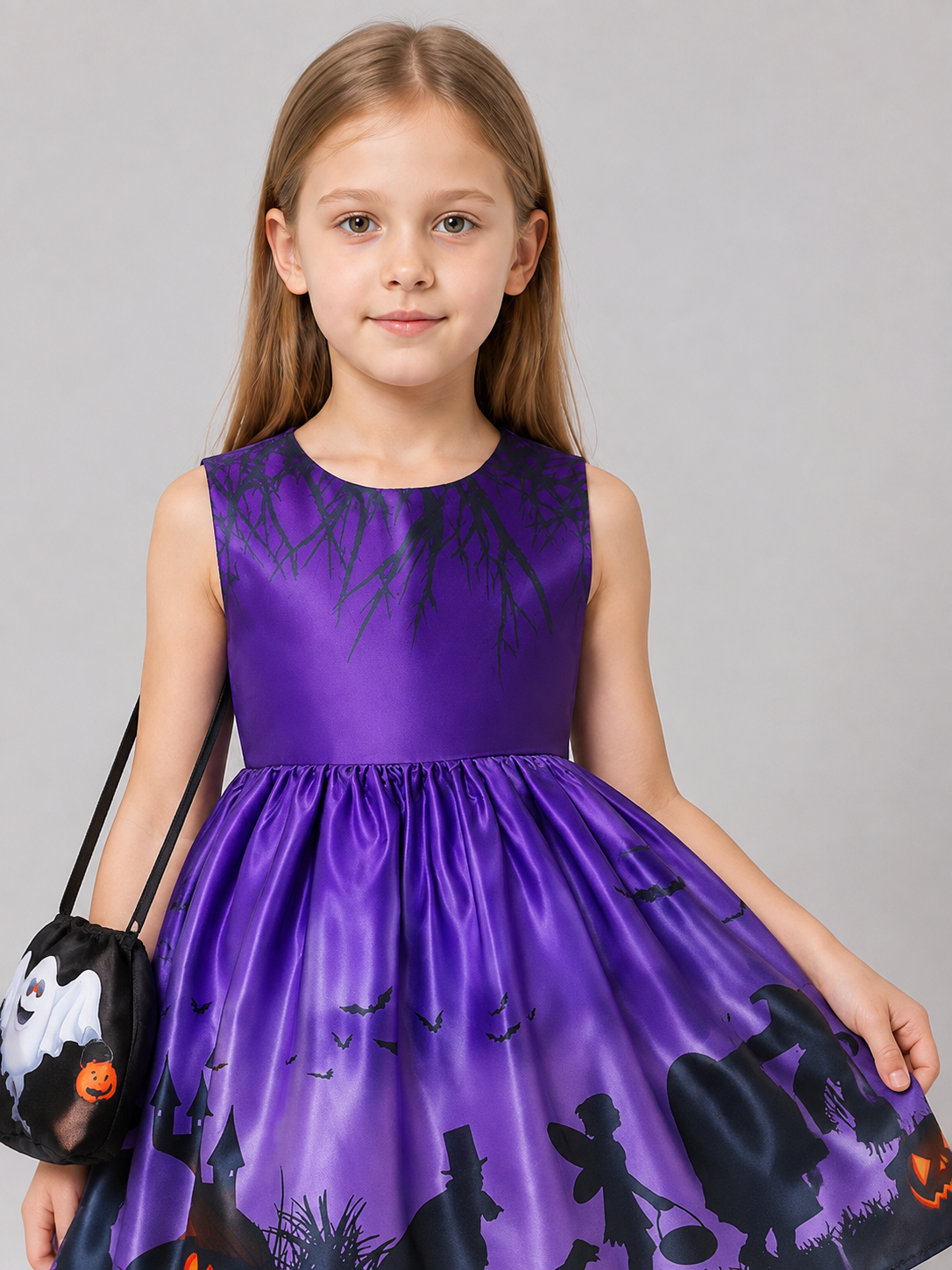 Children's Halloween Costume Dress with Hat Costume Dresses detail 2