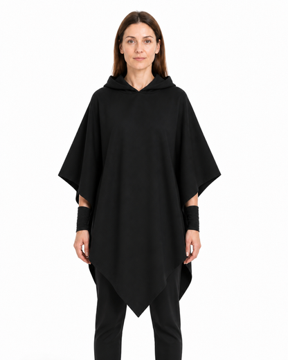 Black Vampire Costume with Hood and Pants Costumes detail 3