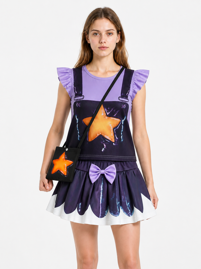 Children’s Set: Star-Print Top, Skirt, and Bag product detail 3