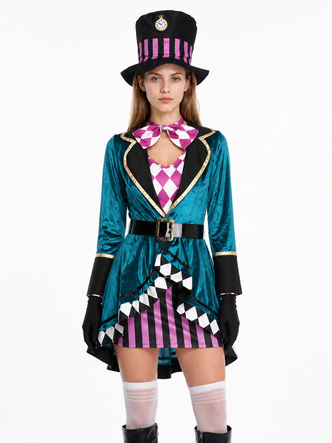 Magician Stage Costume with Asymmetrical Skirt Costumes detail 3