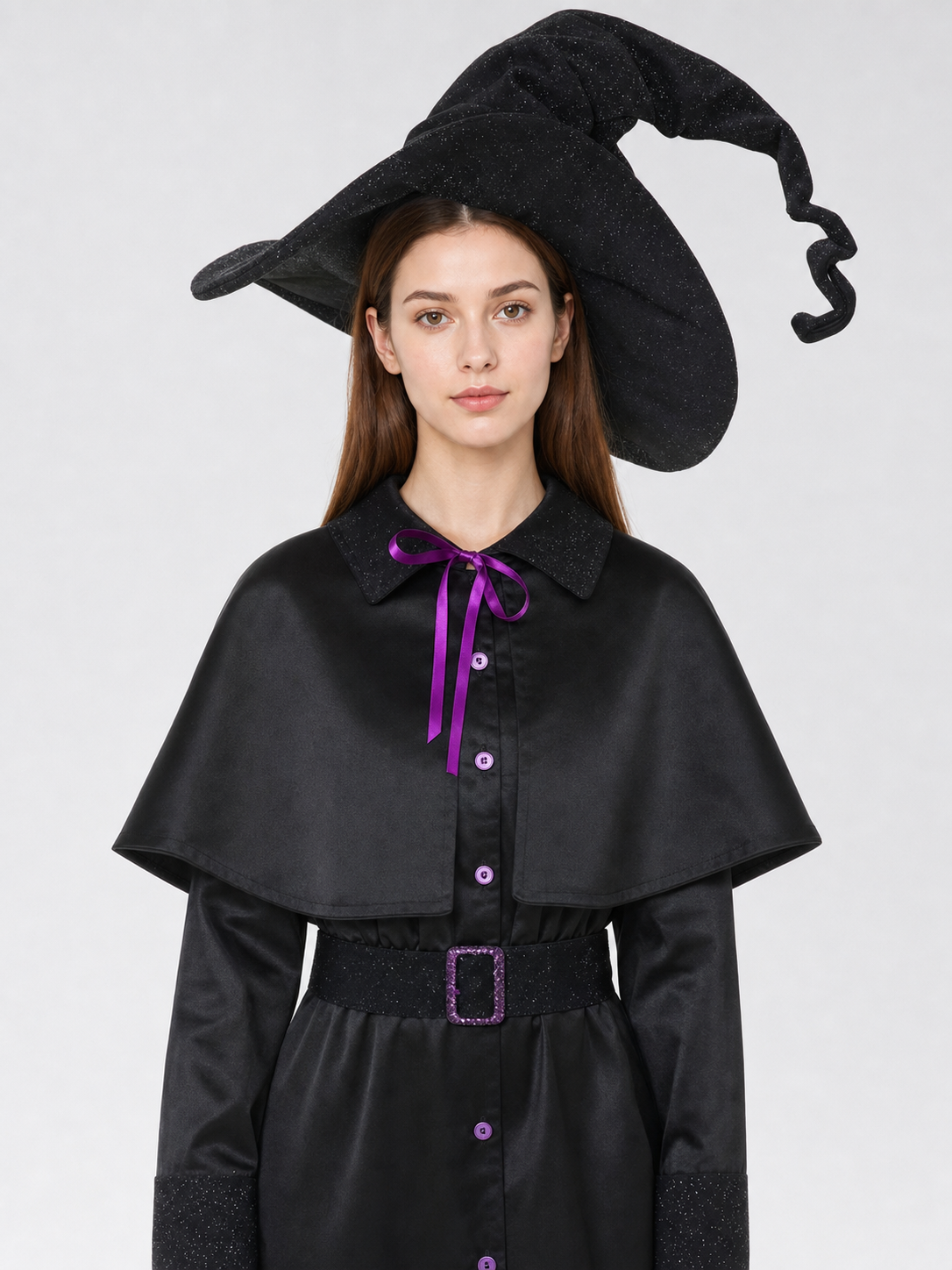 Witch Costume with Hat and Cape Costume Capes detail 2