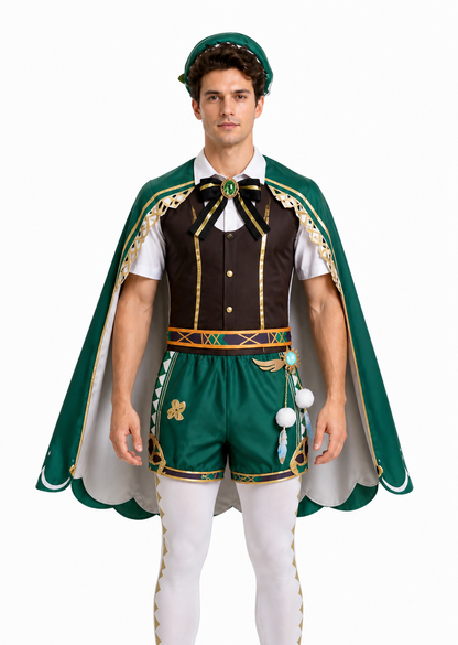 Venti Anime Cosplay Costume with Cape and Hat Costume Capes detail 3