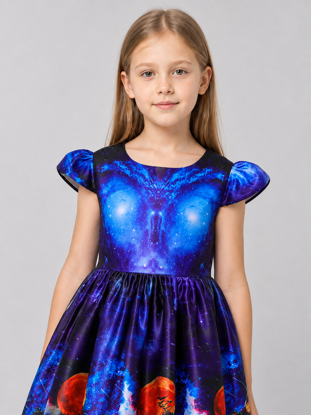Kids' Carnival Dress with Witch Hat Costume Dresses detail 2