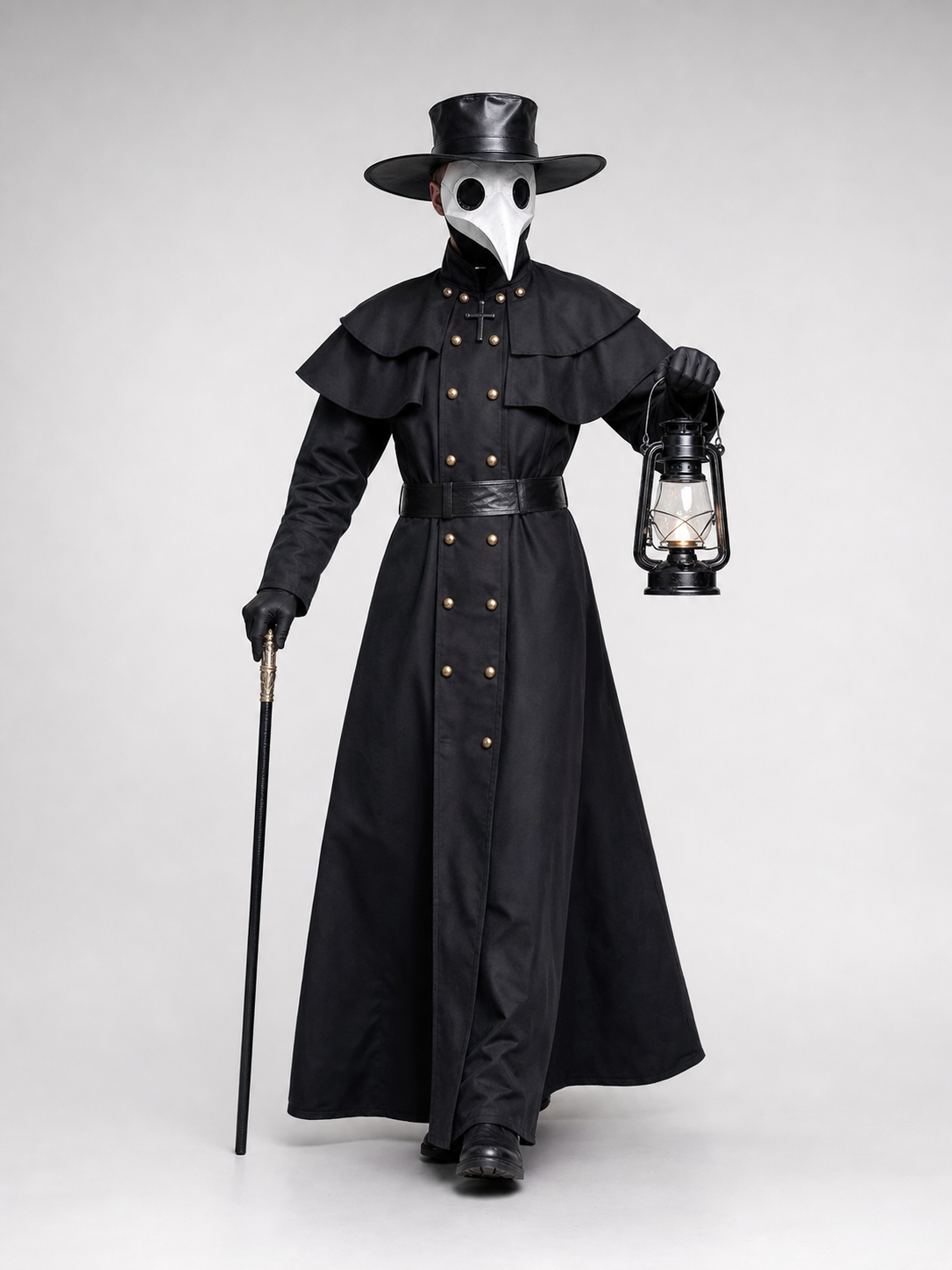 Halloween Plague Doctor Costume with Mask