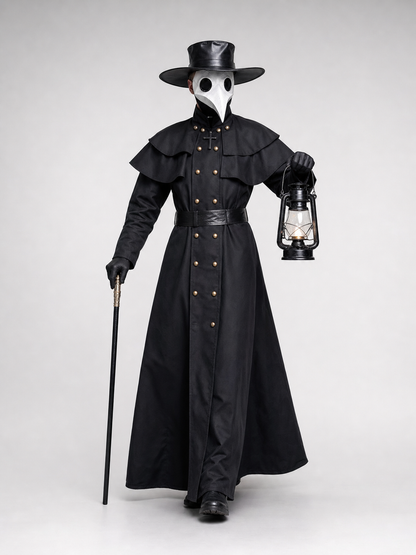 Halloween Plague Doctor Costume with Mask