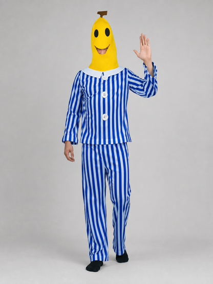 Striped Banana Costume for Halloween and Carnival