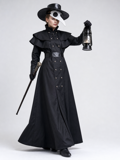 Halloween Plague Doctor Costume with Mask
