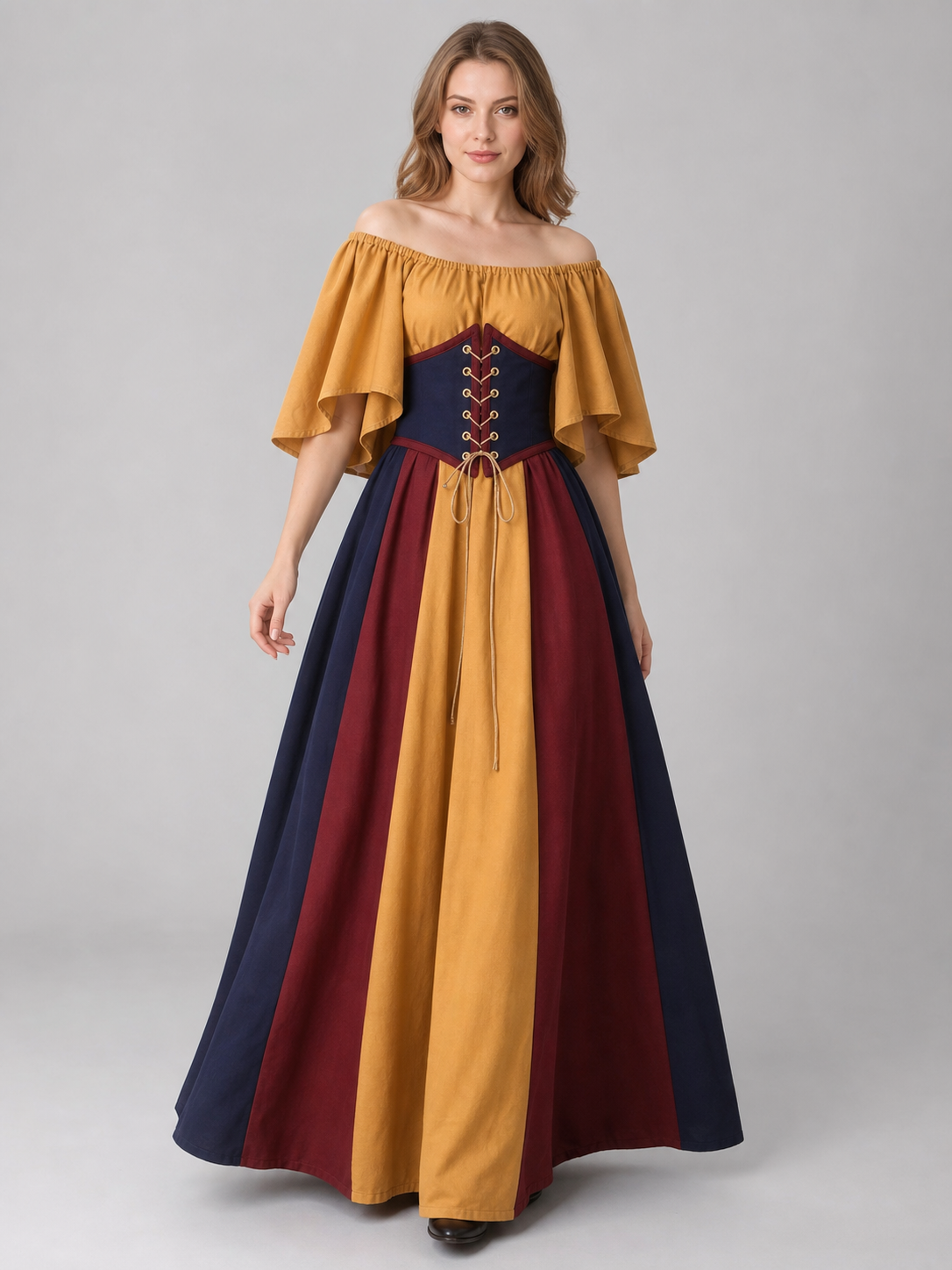 Masquerade medieval-style cosplay dress