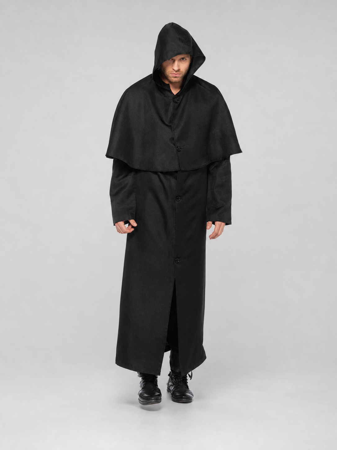Halloween Hooded Robe Cloak with Cape