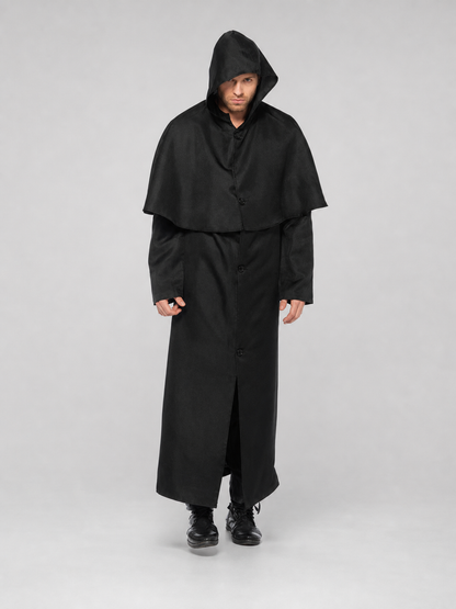 Halloween Hooded Robe Cloak with Cape
