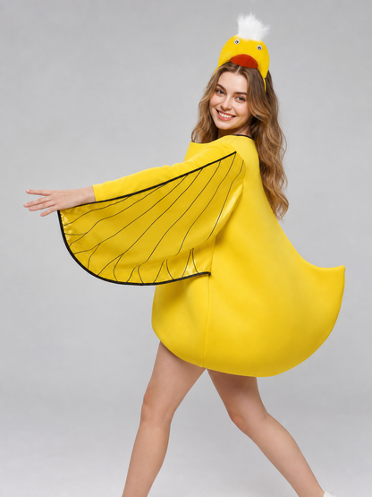 Duck costume with wings and headband