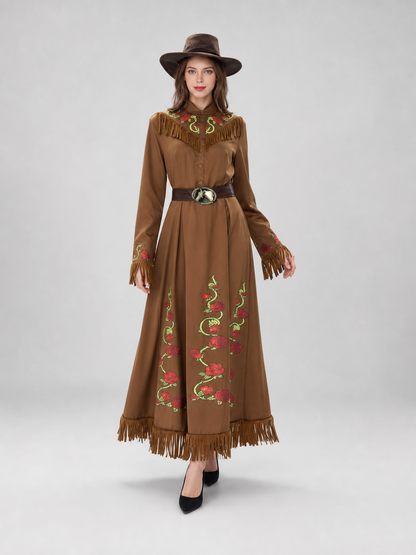 Western-style carnival dress with hat
