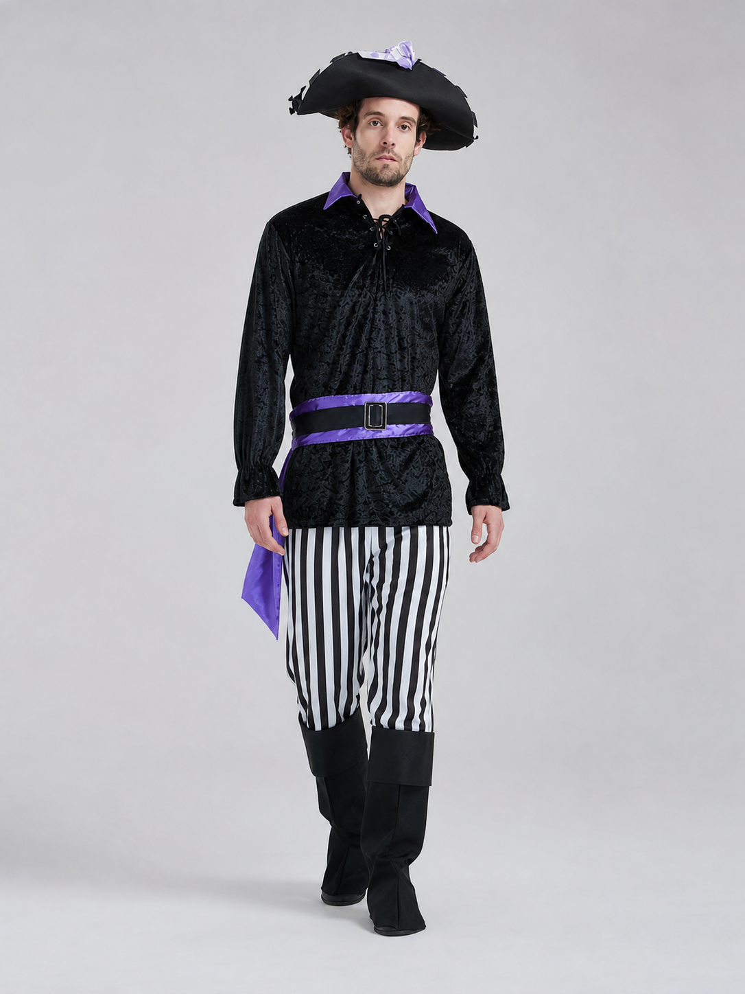 Halloween Pirate Costume, Cosplay Set