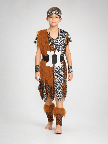 Children's Caveman Costume with Accessories