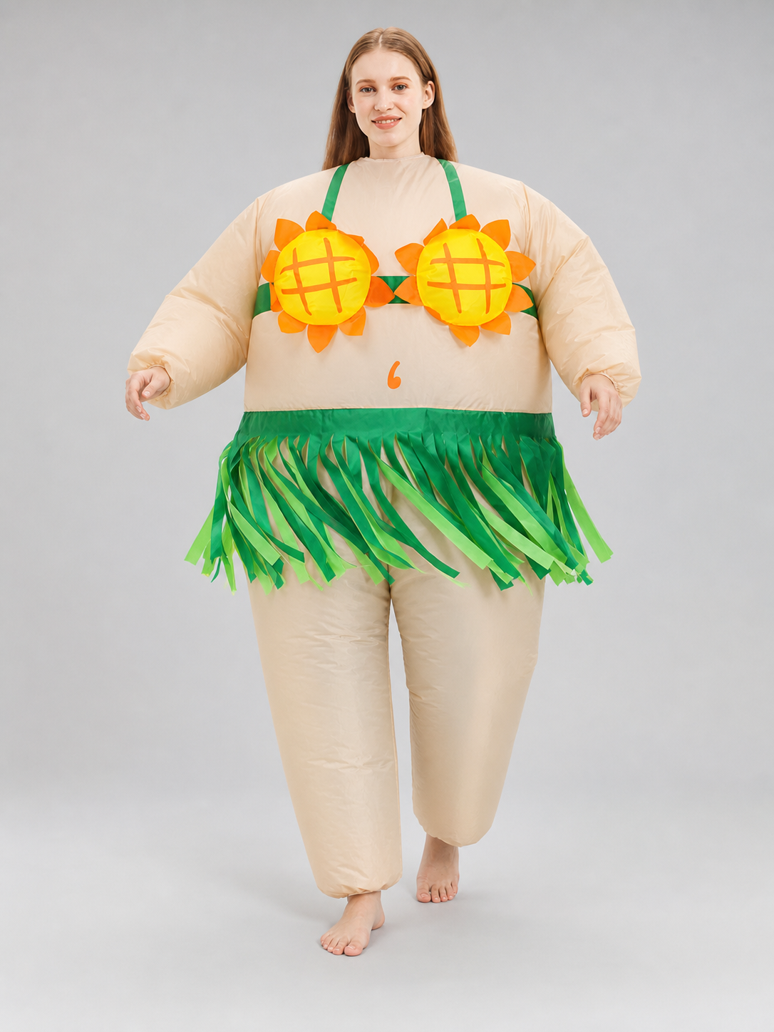 Inflatable Sunflower Costume with Fan