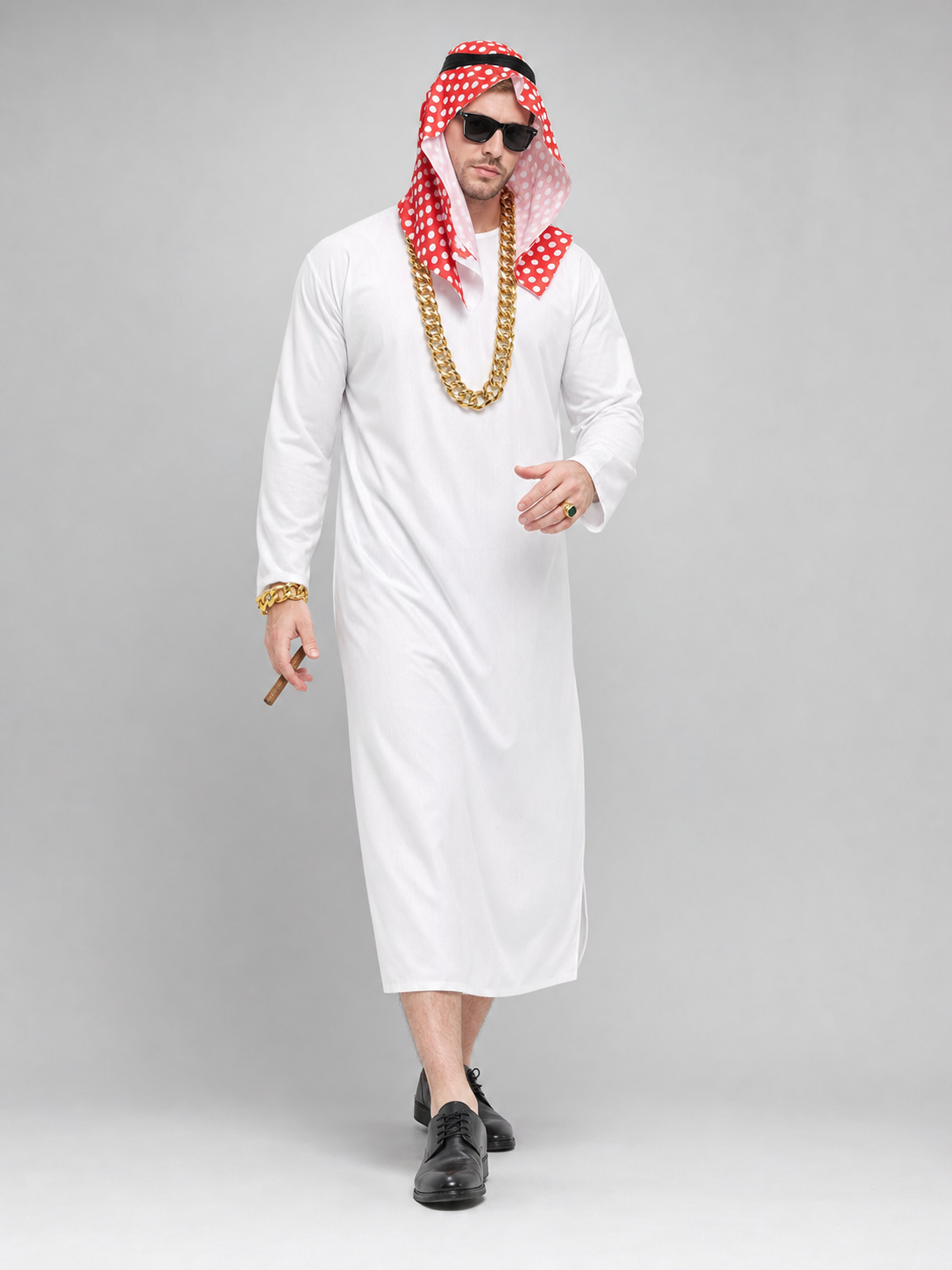Arabian Carnival Costume with Robe and Accessories