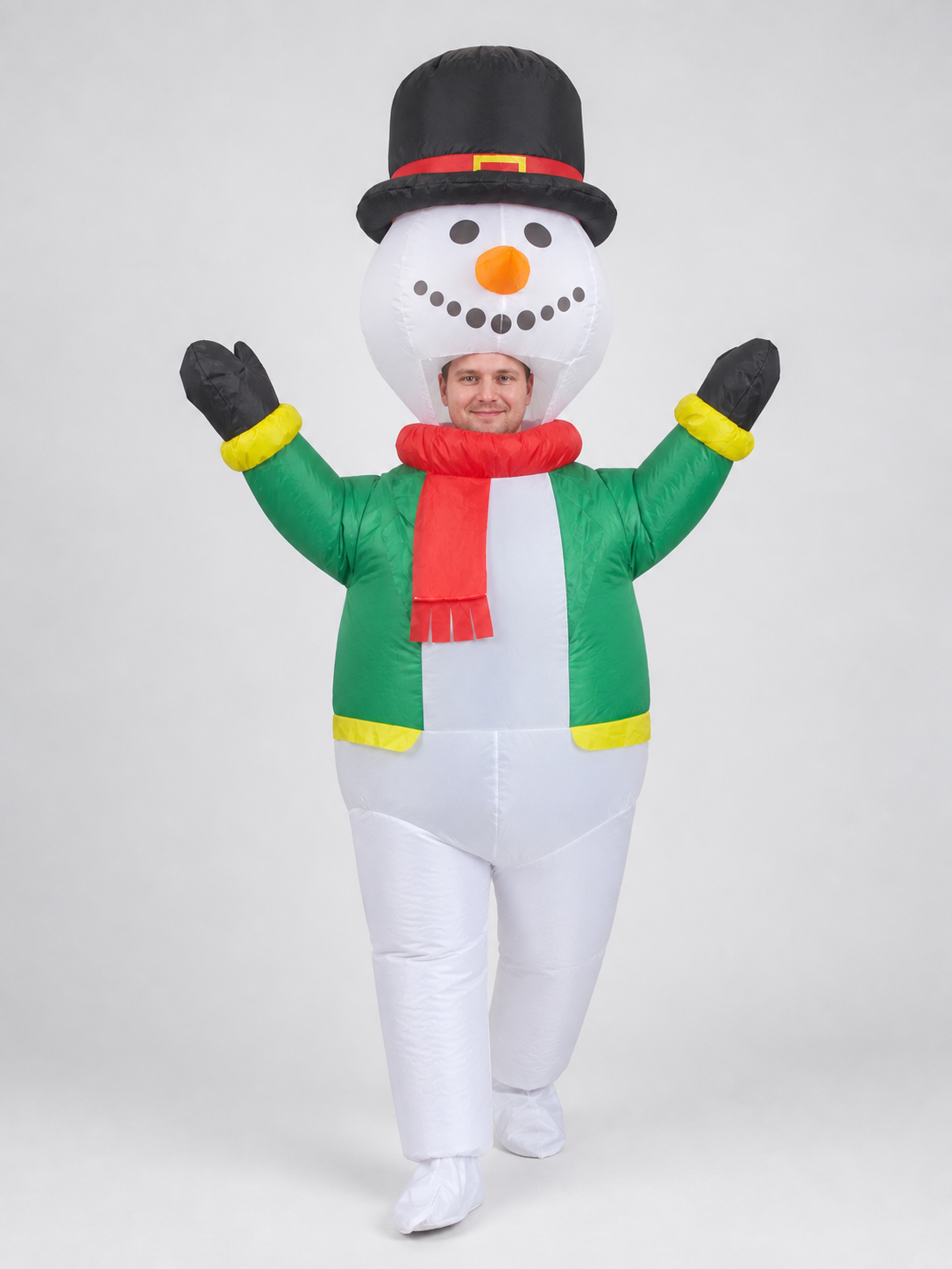 Inflatable Snowman Costume for Parties and Parades
