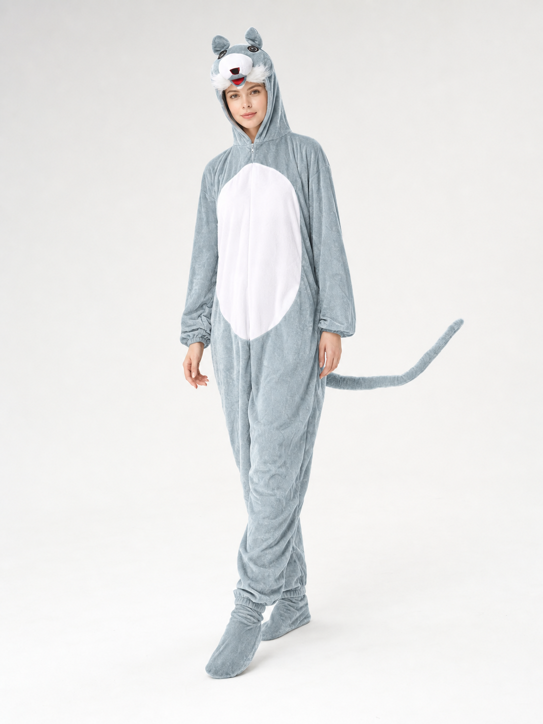 Carnival Jumpsuit with Hood and Ears
