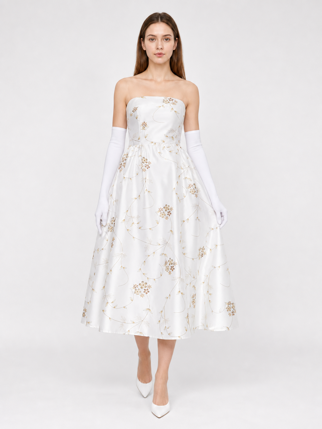 The Princess Diaries Cosplay Dress with Gloves