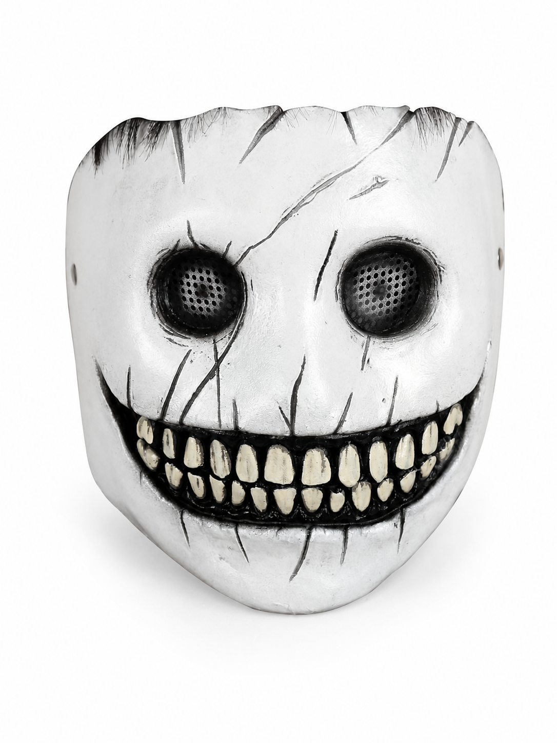 1pc Halloween Grinning Full-Face Foam Mask with Wide Toothy Smile for Cosplay Party