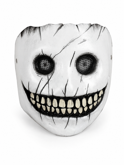 1pc Halloween Grinning Full-Face Foam Mask with Wide Toothy Smile for Cosplay Party