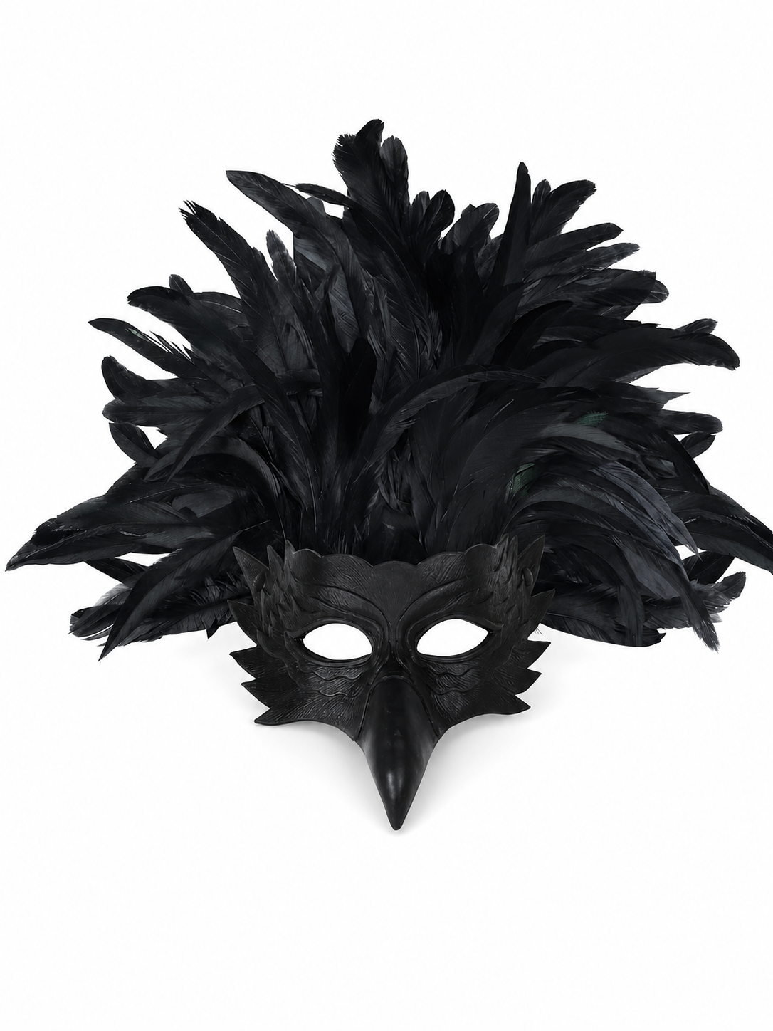 Eagle Mask with Feathers for Masquerade and Photoshoot