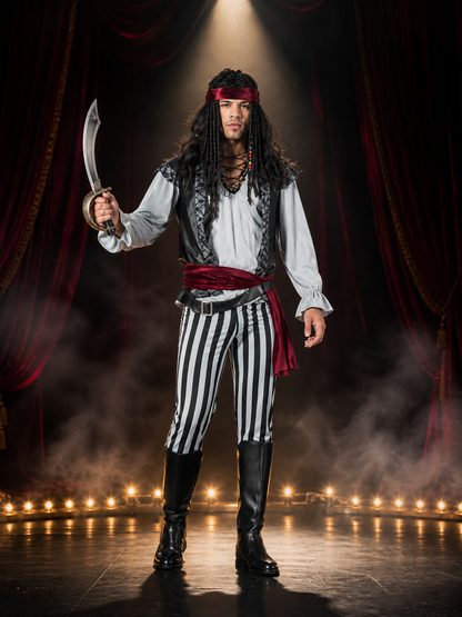 Pirate Costume for Halloween and Cosplay Costumes detail 3