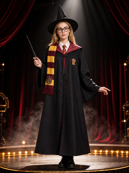 Gryffindor Wizard Robe for Cosplay and Performances Costumes detail 3
