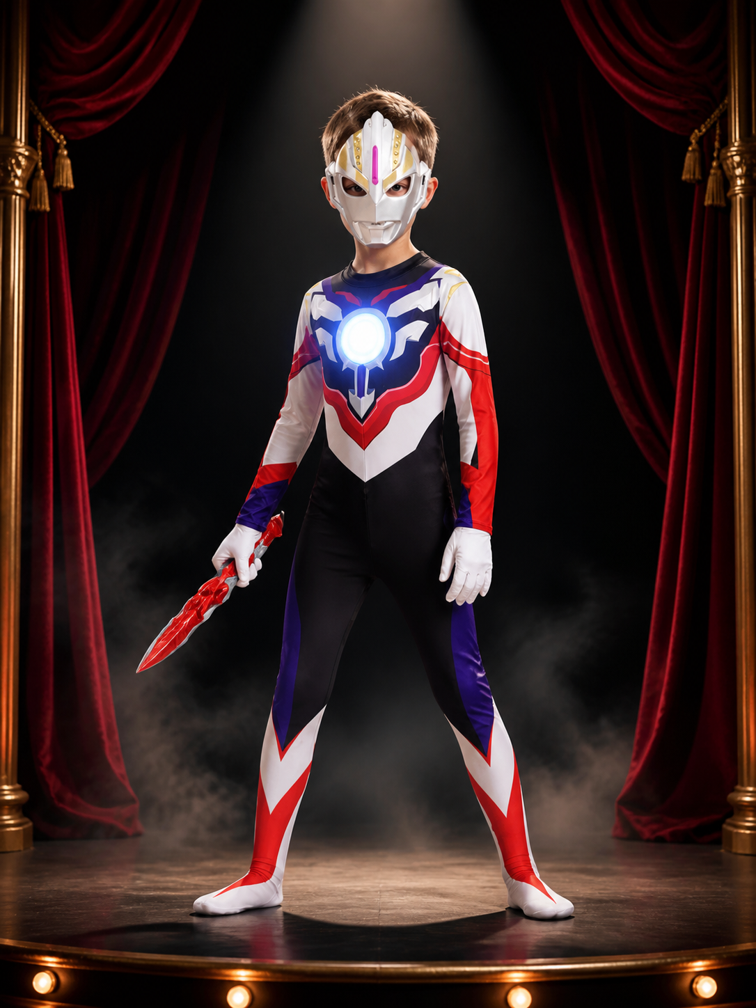 Ultraman Orb Light-Up Costume for Cosplay and Halloween Costumes detail 3