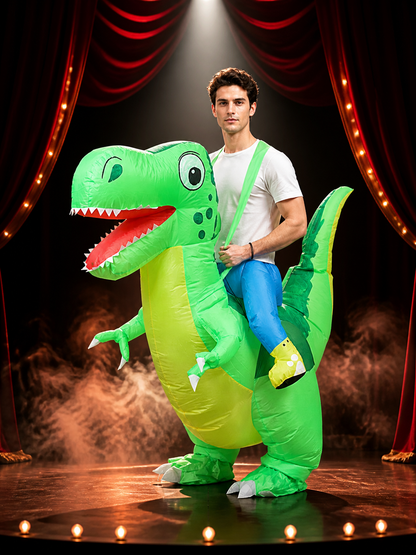 Customizable Inflatable Dinosaur Costume, Funny Cartoon Halloween Outfit for Costumes detail 3
