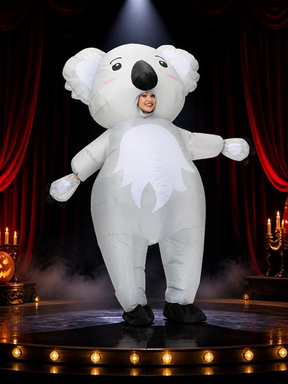 Koala Inflatable Costume, Funny Halloween Animal Onesie Costumes detail 3