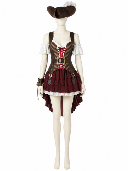 Women's Pirate Costume for Halloween and Cosplay Costumes detail 3