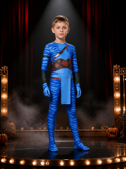 Avatar One-Piece Costume with Belt for Cosplay and Stage Performances Costumes detail 3
