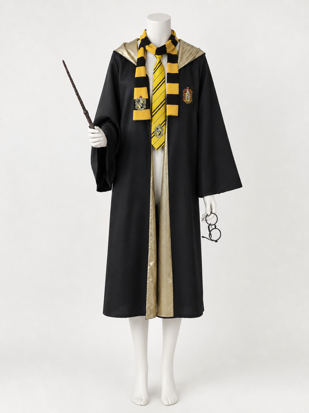 Harry Potter Hufflepuff Robe 5-Piece Cosplay Costume
