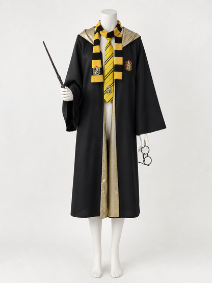 Harry Potter Hufflepuff Robe 5-Piece Cosplay Costume