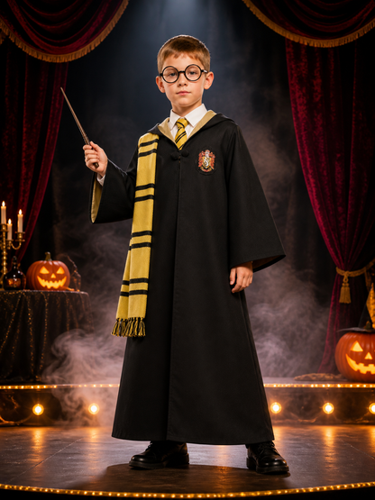 Harry Potter Hufflepuff Robe, Cosplay Costume Costumes detail 3