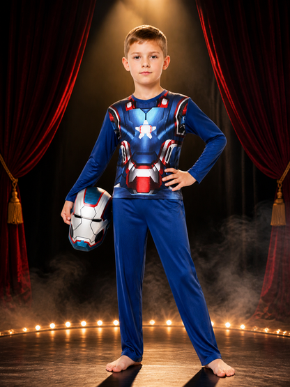 Iron Man Costume, Form-Fitting Cosplay Jumpsuit Costumes detail 3