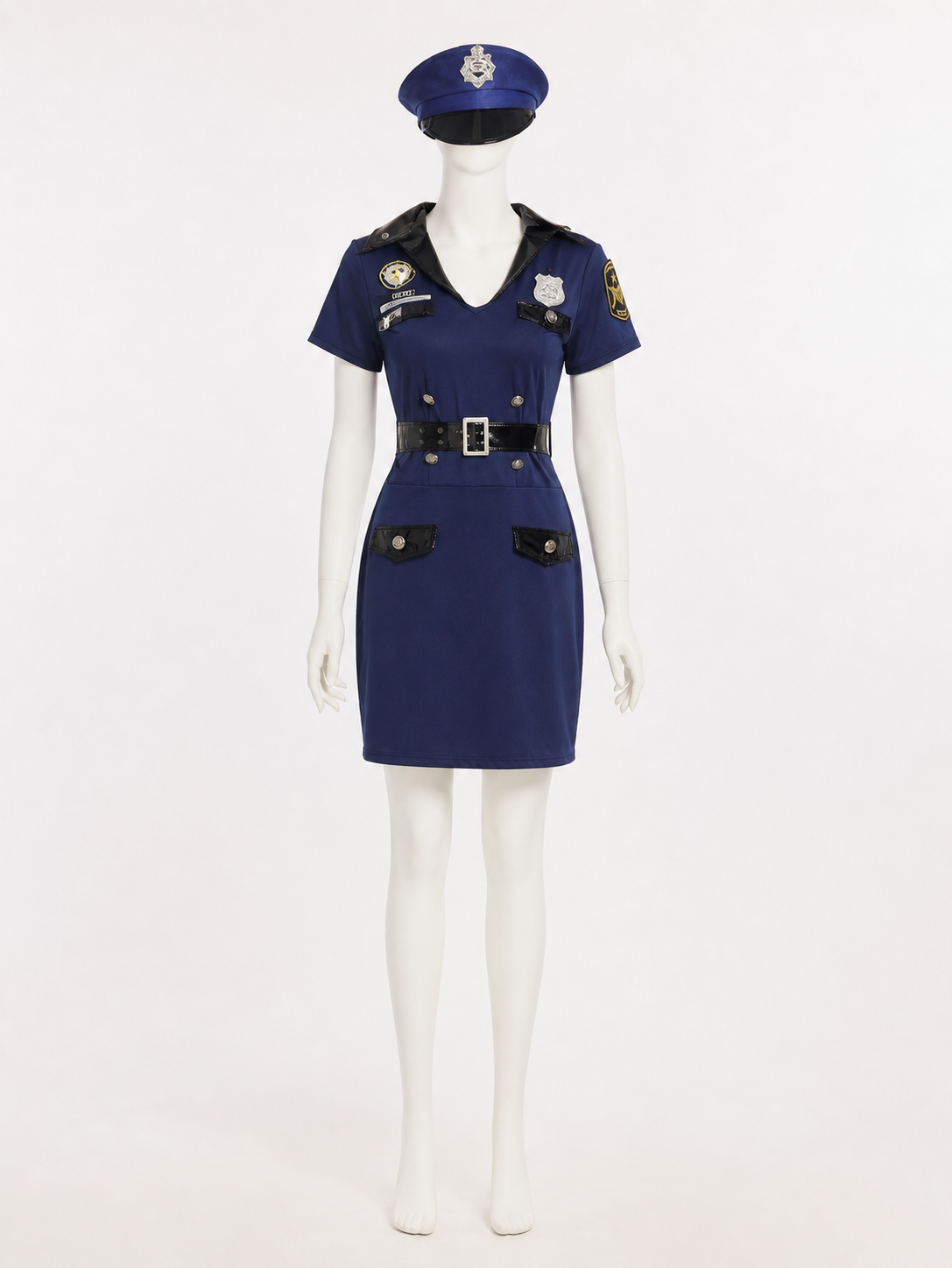 Women’s Police Officer Costume, Carnival Cosplay Outfit product detail 3