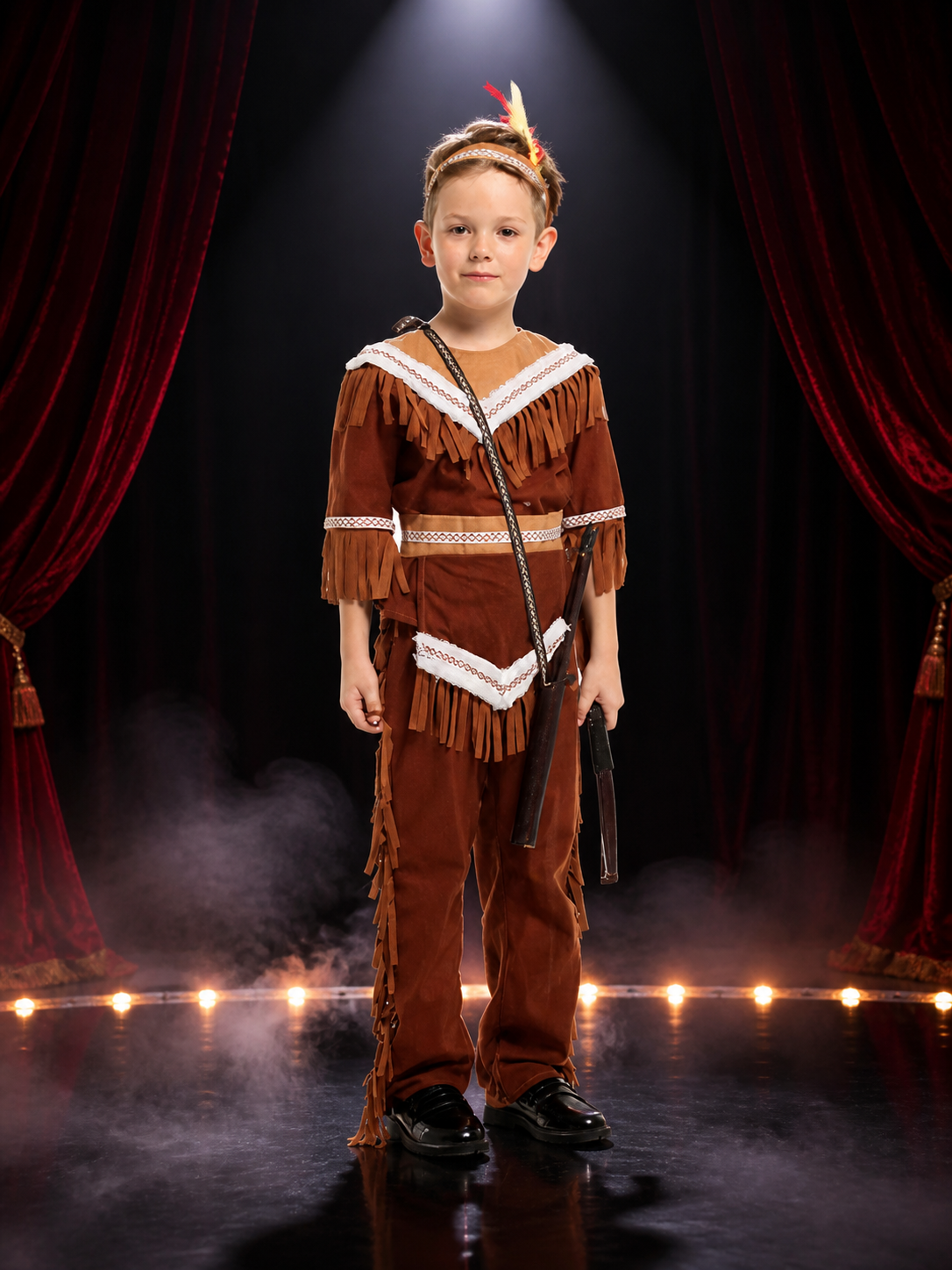 Indian Chief Halloween Costume B-0223 Costumes detail 3