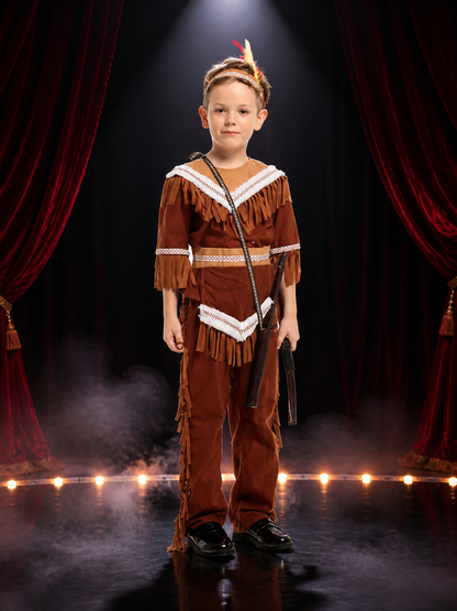 Indian Chief Halloween Costume B-0223 Costumes detail 3