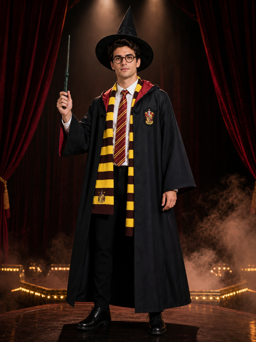Magic School-Style Wizard Costume for Role-Playing Games Costumes detail 3