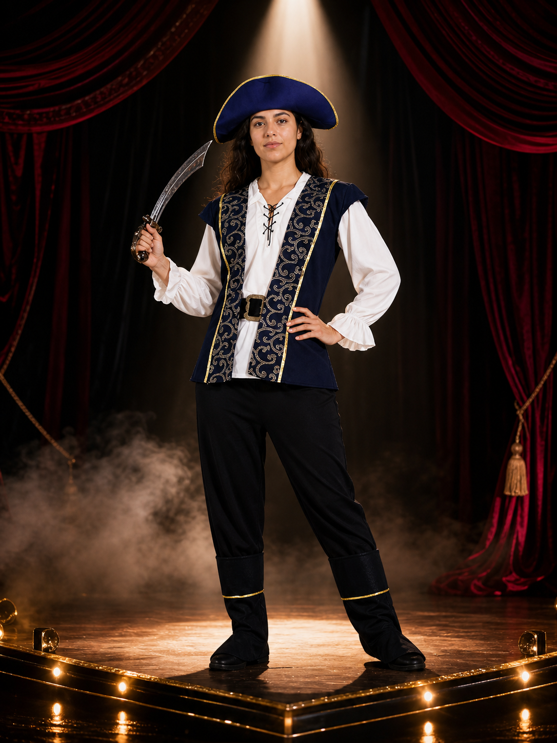Caribbean-Style Pirate Costume for Carnival and Cosplay Costumes detail 3