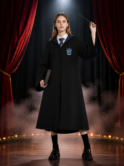 Blue Wizard School Robe for COS and Halloween